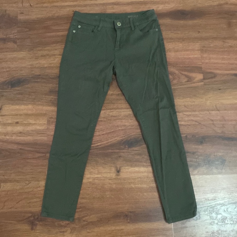 DL1961 Green Margaux Instasculpt Skinny Jeans